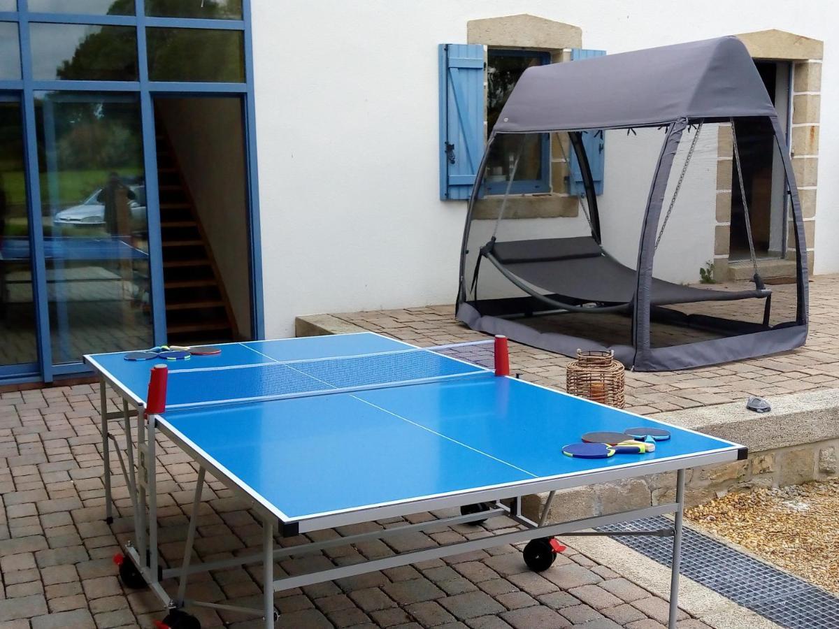 Maison Spacieuse A Plougonven Avec Jacuzzi Et Jardin Luaran gambar